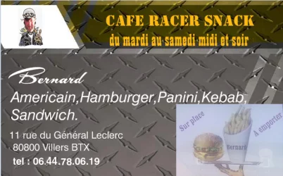 Cafe Racer Snack à Villers-Bretonneux - Villers-Bretonneux, Hauts-de-France