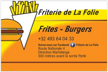Friterie de La Folie - Martelange, Luxembourg