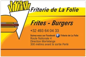 Friterie de La Folie - Martelange, Luxembourg