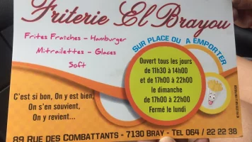 Friterie El Brayou à Bray - Binche, Hainaut