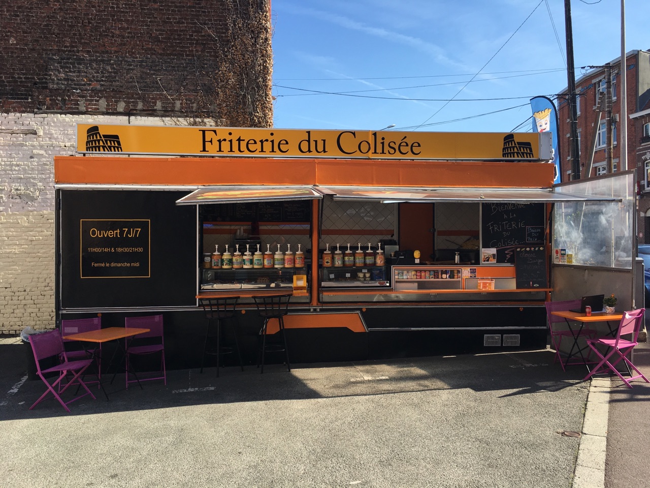 Friterie du Colisée à Lambersart sur le portail des friteries